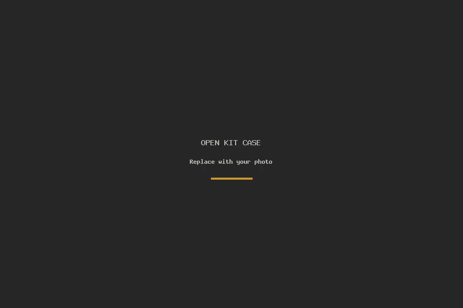 Open kit case - placeholder
