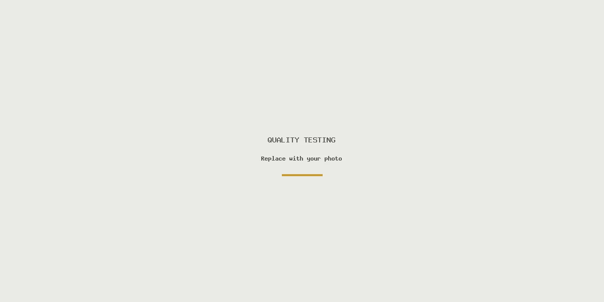 Quality testing - placeholder